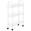 Rolling Laundry Cart with Three Tiers