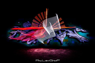 Exemple photo light painting