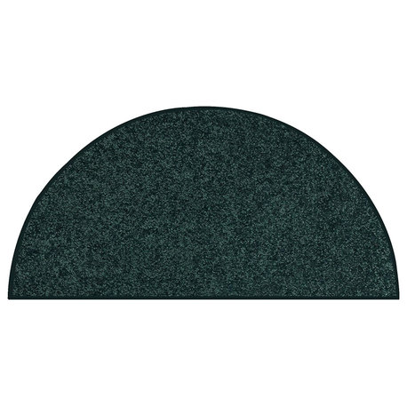 Galaxy Way Solid Color Area Rugs Forest Green - 42" x 84" Half Round