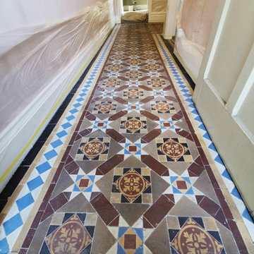 Unloved Victorian Hallway Floor Renovation in Barnsley