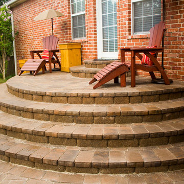 Impressive Circular Elevated Patio