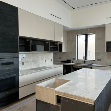 Kitchen - Elegance in Light: A Masterclass in Modern Minimalism