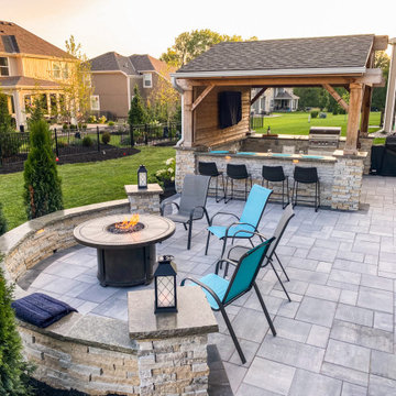 Triple P Project- Pavers, Pergola, and Fire Pit!