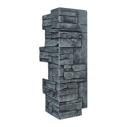 140-ALPINE DEEP STACKED CORNER 24"H X 9"W X 1 1/2"D - Wall Panels