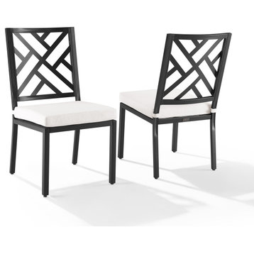 Locke 2Pc Outdoor Dining Chair Set, 2 Chairs