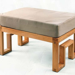 Adaya Contemporary Ottoman by Maku Furnishings - Footstools And Ottomans