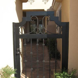 Courtyard & Pedestrain Gates - Home Fencing And Gates