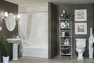 Inspiration for a transitional bathroom remodel in Phoenix