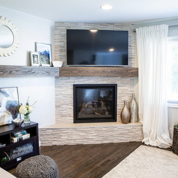 Clarkson Street Living Room + Fireplace Renovation