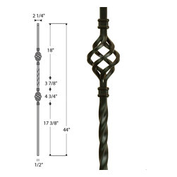 Twist and Basket Iron Balusters - Products
