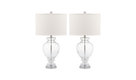 Safavieh Glass Table Lamps, Set of 2, Clear
