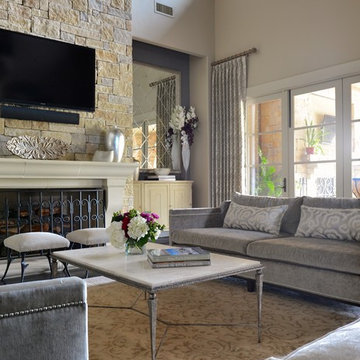 Family Room, Southlake Texas by Carrie Maniaci, M2 Design Groupnewport beach xl