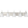 Classic Collection 5-Light Bath and Vanity, Brushed Nickel