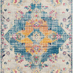 United Weavers - Abigail Mireya Rug, (713-20460), 7'10"x10'6" - The United Weavers Abigail collection is a vintage / distressed style area rug created with a machine made construction in Turkey for many years of decorating beauty. Its designer inspired color and olefin / frieze material will enhance the decor of any room.
