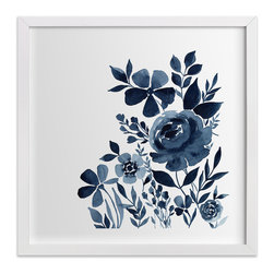 Moonlight Indigo Garden by Stephanie Ryan - Fine Art Prints