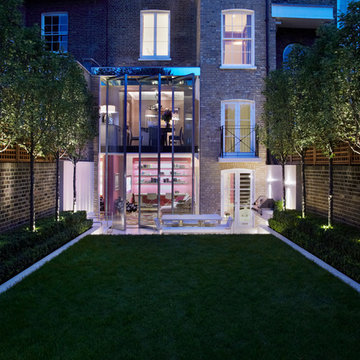 Residential Refurbishment with Glass Extension in London, SW3