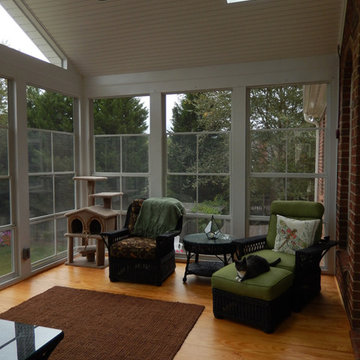 Winston Salem NC Sunporch with Velux Skylight and Gable Roof