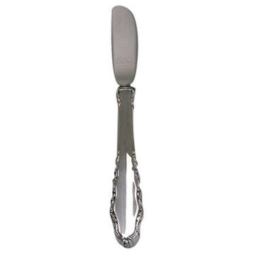 Reed & Barton Sterling Silver English Provincial Butter Spreader, Hollow Handle