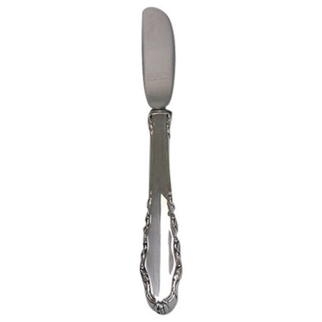 Reed & Barton Sterling Silver English Provincial Butter Spreader, Hollow Handle