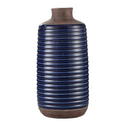 Ceramic Decorative Vase in Blue - Vases