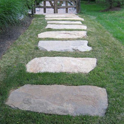 Irregular Flagstone Steppers - Landscaping Stones And Pavers