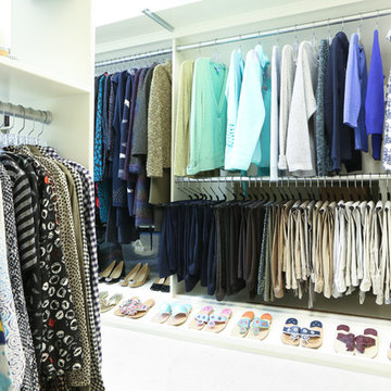 Organized Master Closet