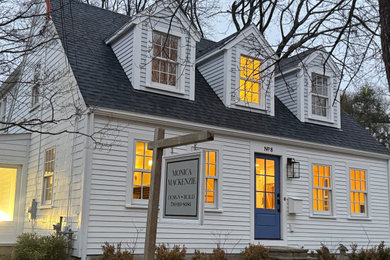 Example of an exterior home design in Boston