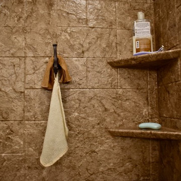 Spacious Acrylic Shower | Full Bathroom Remodel