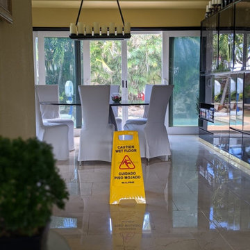 Solution for Slippery Marble Floors