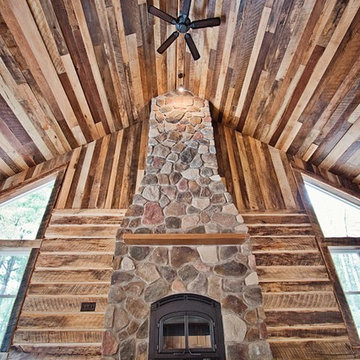 Floor-to-Ceiling Fireplace