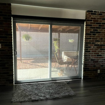 Darker Roller Shades Complement Stronger Decor Tones