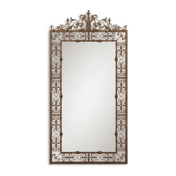 www.essentialsinside.com: varese distressed brown mirror - Wall Mirrors