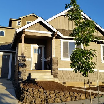Hillside subdivision homes