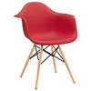 Pyramid Dining Armchair, Red