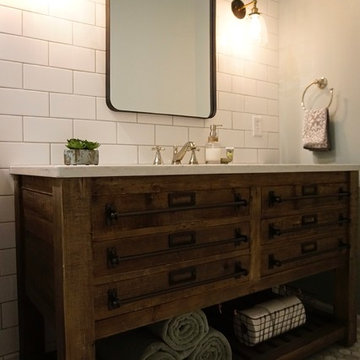 Rustic Main Level Guest Bath