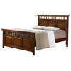 Sunset Trading Tremont King Bed | Distressed Brown