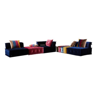 Dubai Transitional Fabric Sectional Sofa Contemporary Houzz
