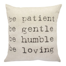 "Be Patient" Throw Pillow