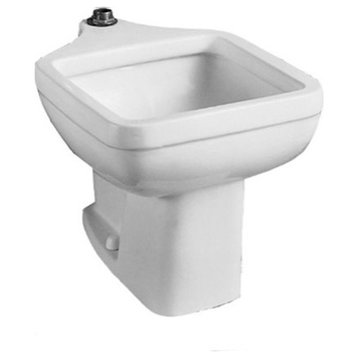 American Standard 9504.999 Clinic 20" Service Floor Mount Utility - White