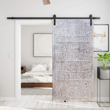 Verity Of Hand Carved Barn Sliding Door