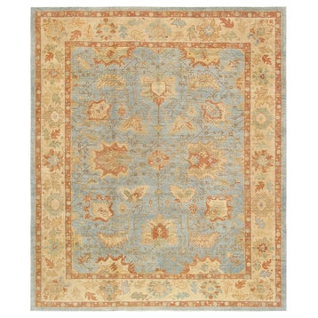 Pasargad Oushak Collection Hand-Knotted Lamb's Wool Area Rug, 12'2"x14'4"