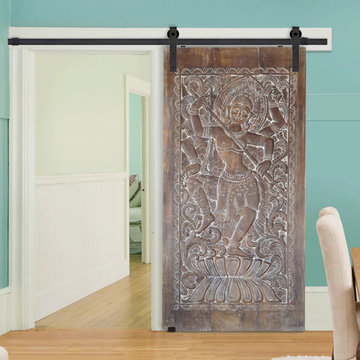 Make the Season Magical, Vintage Floral Carved Doors