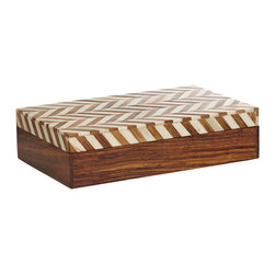 HERRINGBONE BONE BOX - Decorative Boxes