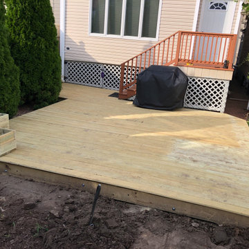 Pressure Treated Wood Deck Renovation