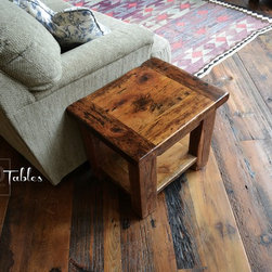 Reclaimed Wood End Tables - Products