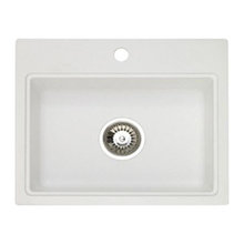 undermount white bar sink