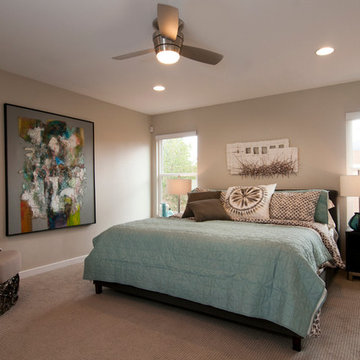 Contemporary Master Bedroom by Jennifer Ashton, Allied ASID