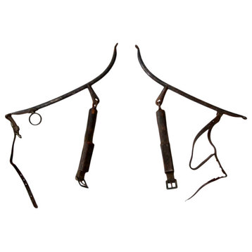 Consigned, Antique Equestrian Tack Horse Harmes Pair