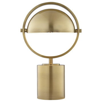 Pacific Coast Drome 17" Table Lamp 9R118 - Brushed Antique Brass