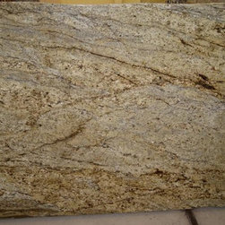 Yellow river granite slab - Kitchen Countertops